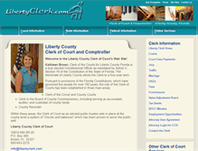 Tablet Screenshot of libertyclerk.com